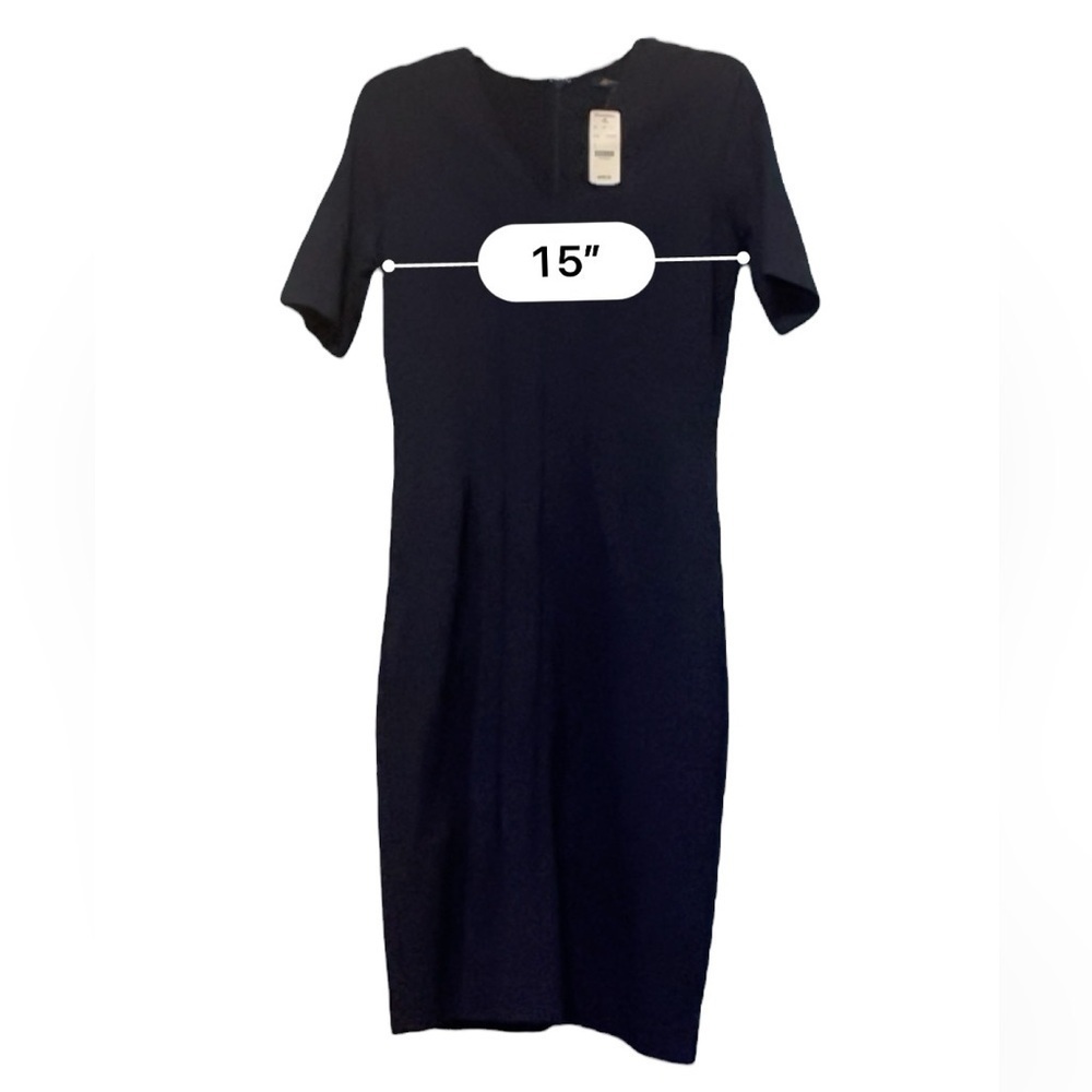 Brooks Brothers classic Navy Blue, lined, fitted dress - Picture 5 of 6